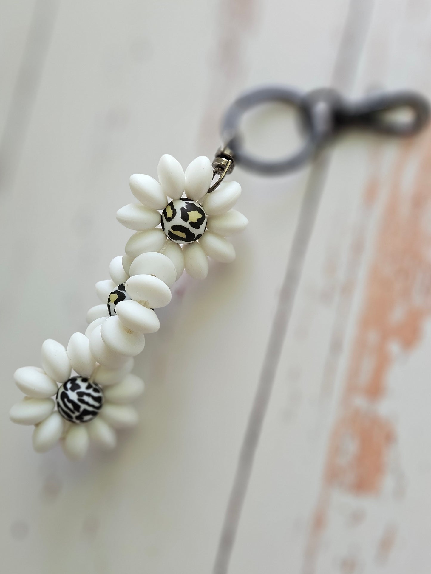 Triple Flower Keychain