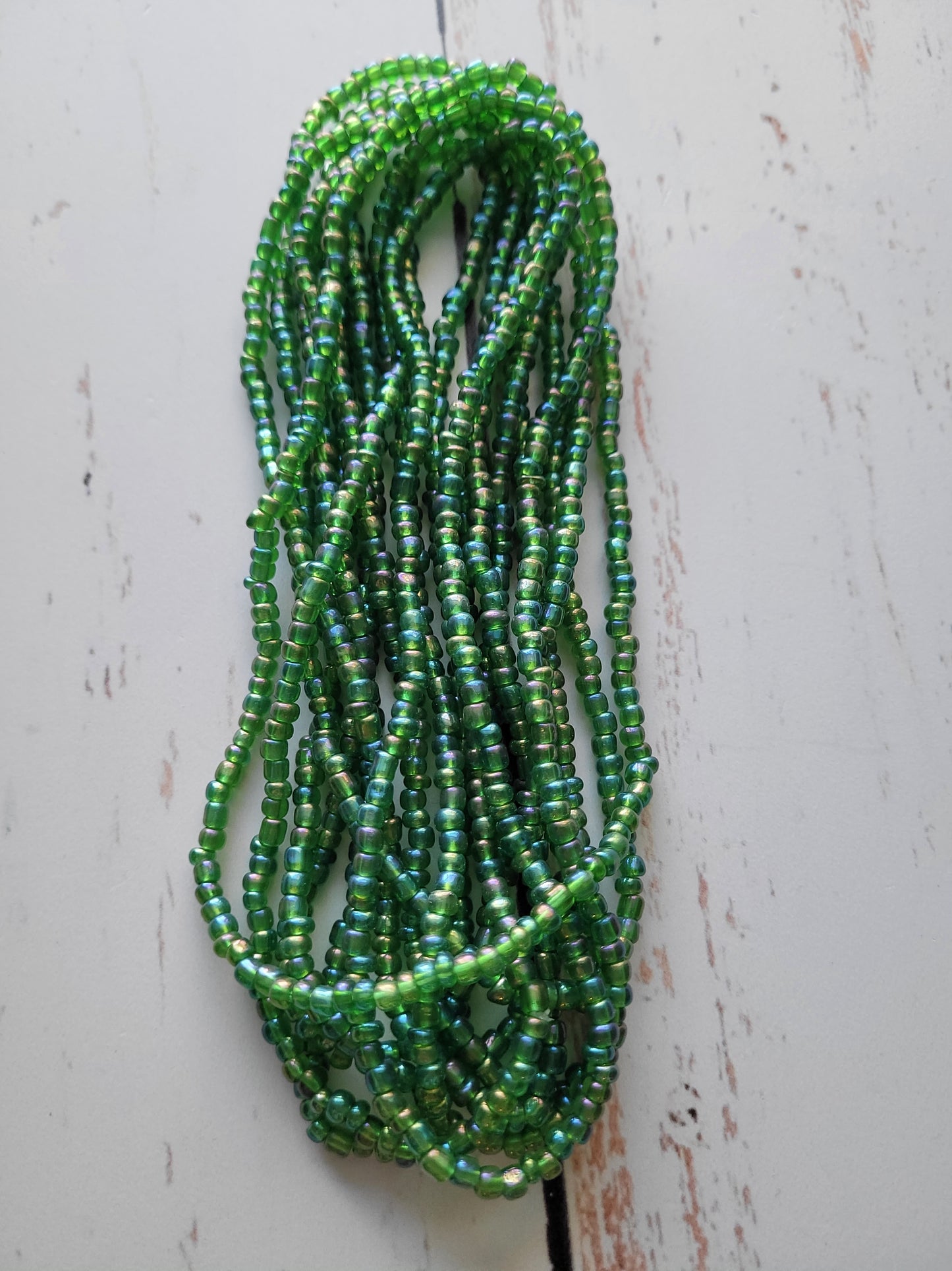 Green Seed Beed Necklace